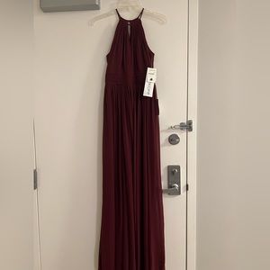 Levkoff Maroon Gown